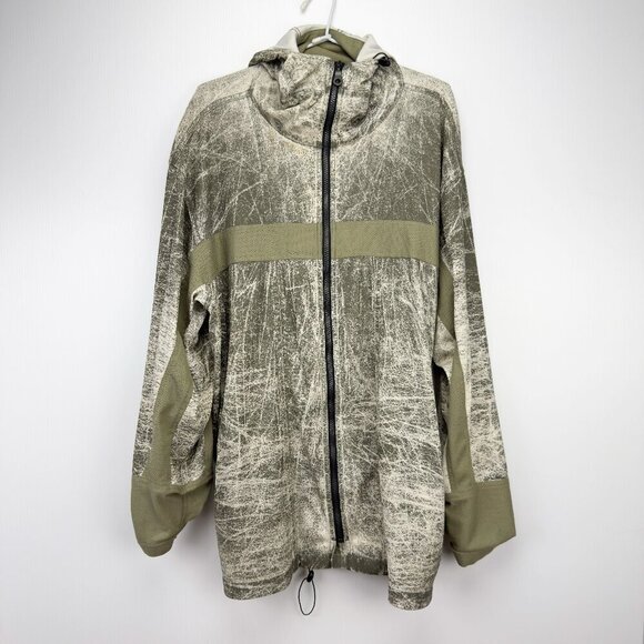 MARITHÉ + FRANÇOIS GUIBAUD Oversized Green White Designer Jacket sz L - Picture 2 of 10